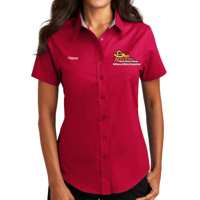 Ladies Short Sleeve Easy Care Shirt Thumbnail